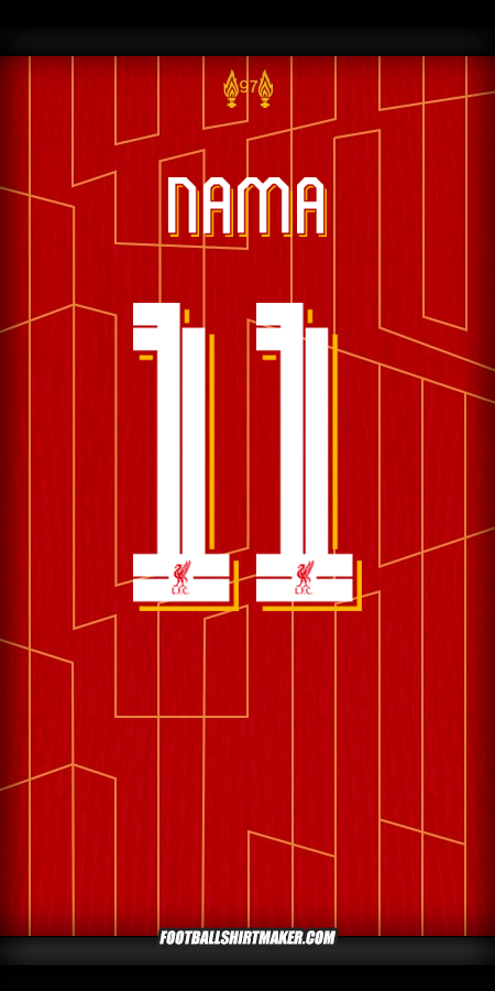 Jersey Liverpool FC Cup 2024/2025 -  nama - 11