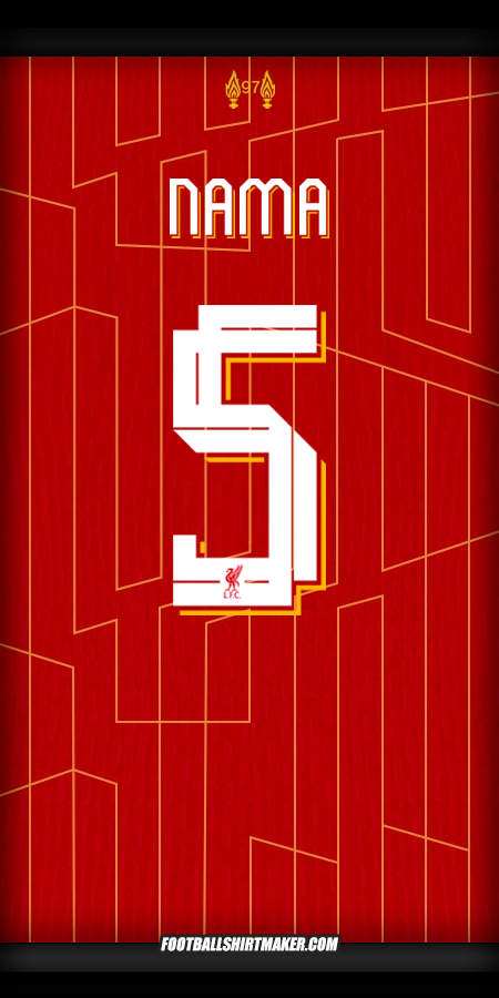Jersey Liverpool FC Cup 2024/2025 -  nama - 5
