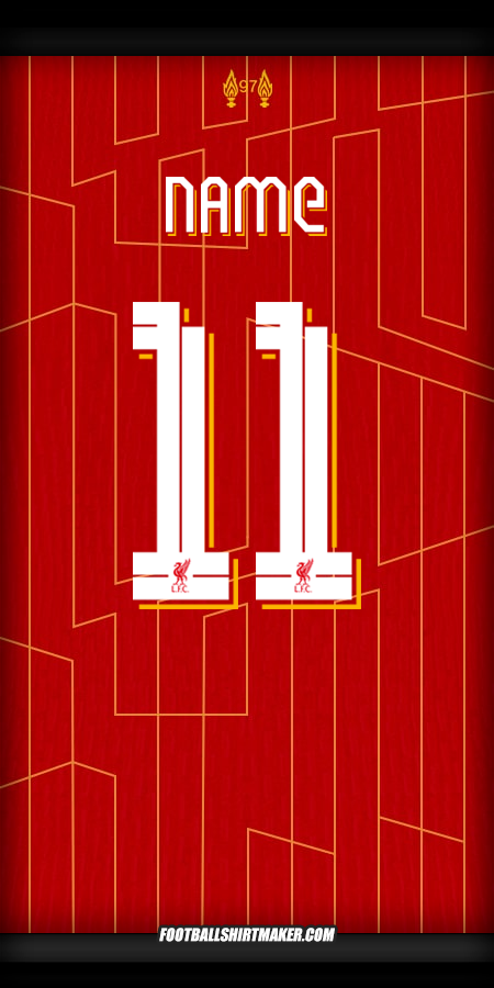 Trikot Liverpool FC Cup 2024/2025 -  name - 11