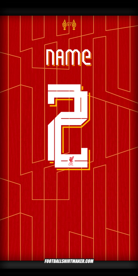 Trikot Liverpool FC Cup 2024/2025 -  name - 2