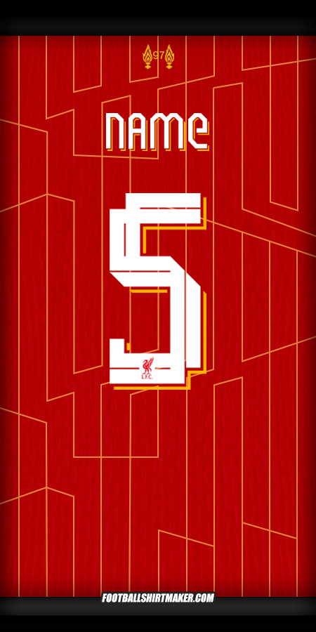 Trikot Liverpool FC Cup 2024/2025 -  name - 5