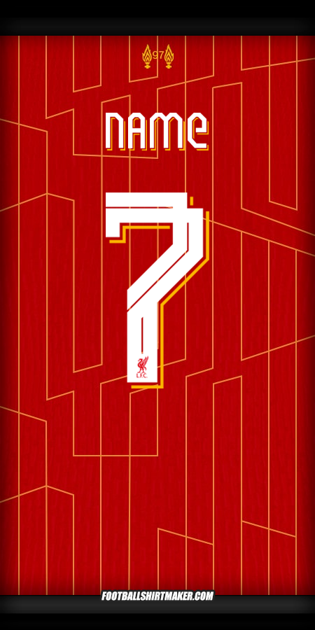 Trikot Liverpool FC Cup 2024/2025 -  name - 7
