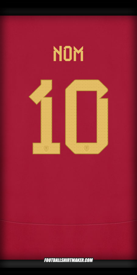 Maillot Venezuela 2024 -  nom - 10