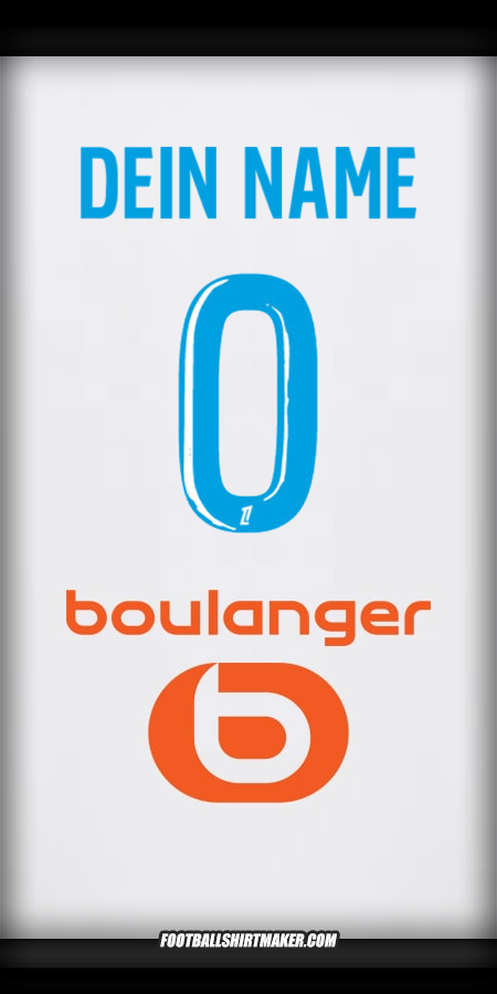 Trikot Olympique de Marseille 2024/2025 -  dein name - 0