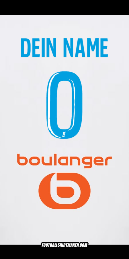 Trikot Olympique de Marseille 2024/2025 -  dein name - 0