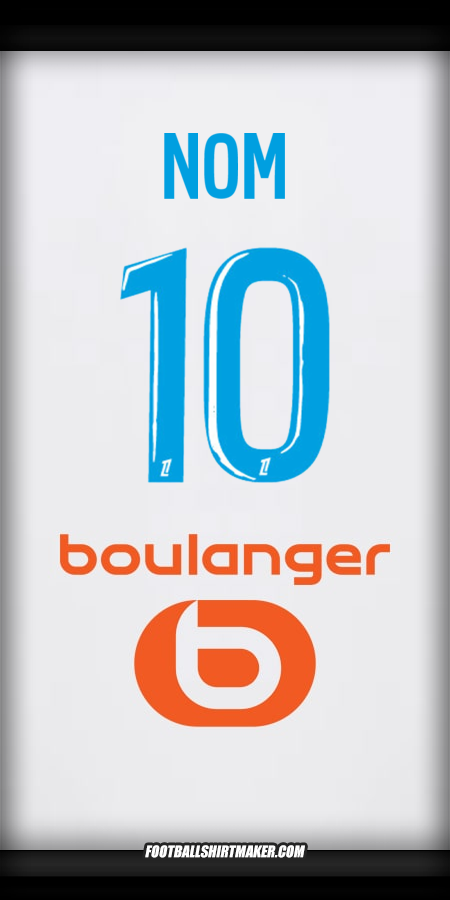Maillot Olympique de Marseille 2024/2025 -  nom - 10