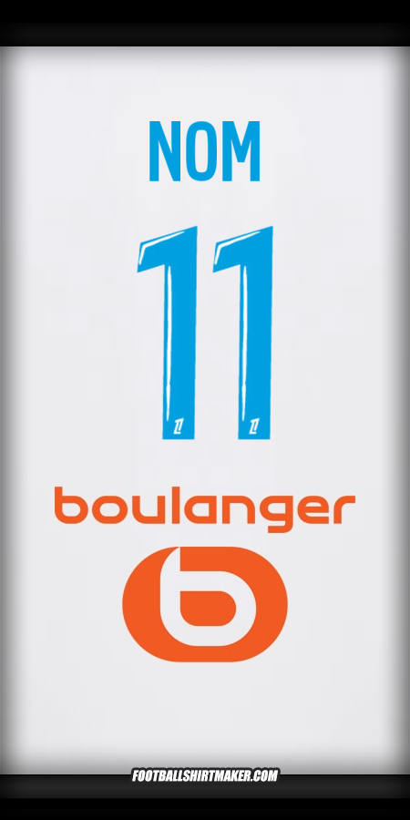 Maillot Olympique de Marseille 2024/2025 -  nom - 11
