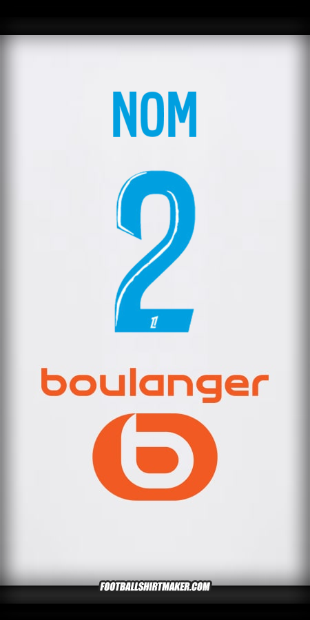 Maillot Olympique de Marseille 2024/2025 -  nom - 2