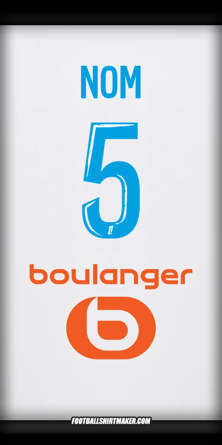 Maillot Olympique de Marseille 2024/2025 -  nom - 5