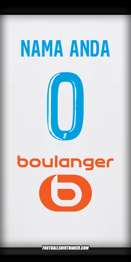 Jersey Olympique de Marseille 2024/2025 -  nama anda - 0