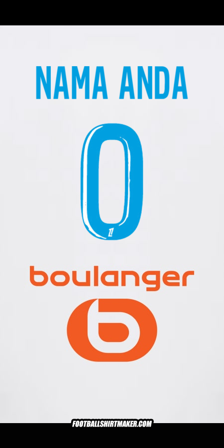 Jersey Olympique de Marseille 2024/2025 -  nama anda - 0
