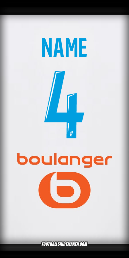 Jersey Olympique de Marseille 2024/2025 -  name - 4