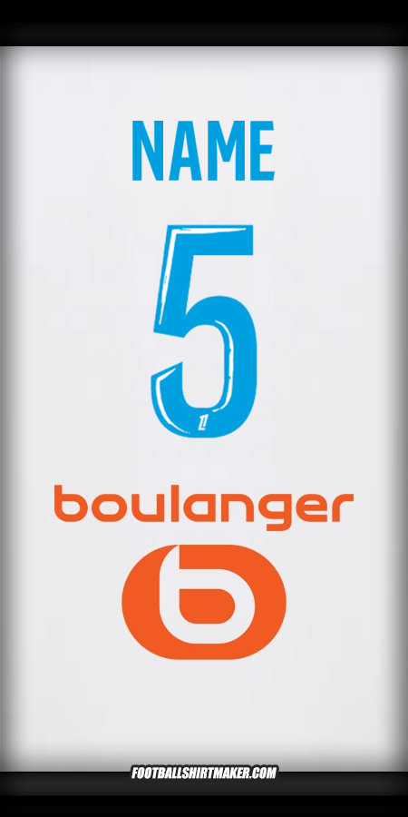 Jersey Olympique de Marseille 2024/2025 -  name - 5