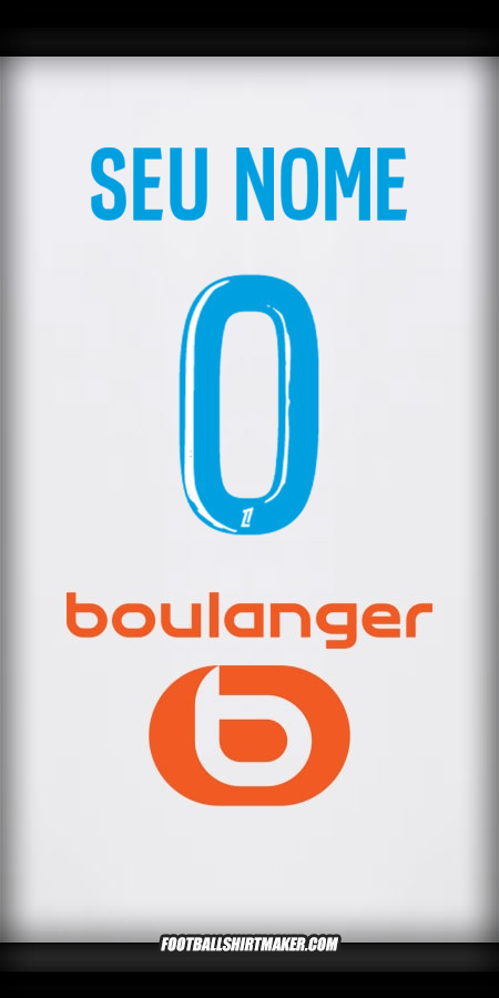 Camisa Olympique de Marseille 2024/2025 -  seu nome - 0