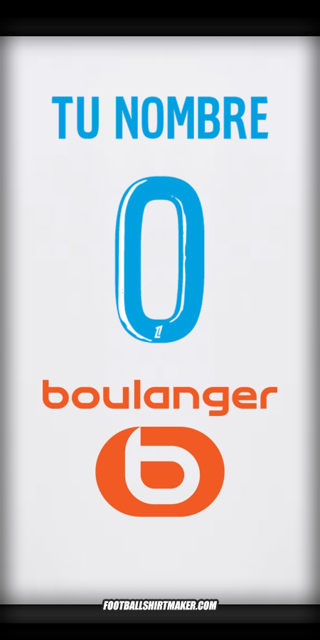 Jersey Olympique de Marseille 2024/2025 -  tu nombre - 0