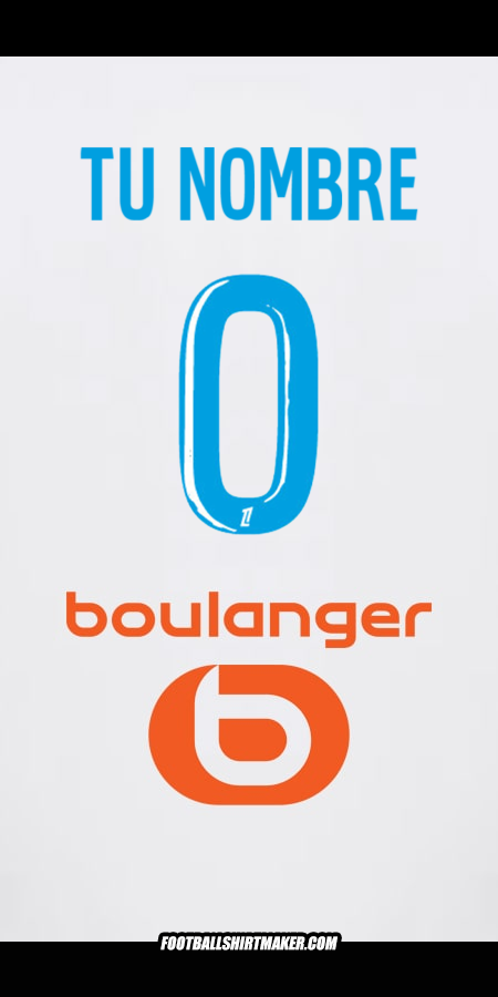 Camiseta Olympique de Marseille 2024/2025 -  tu nombre - 0