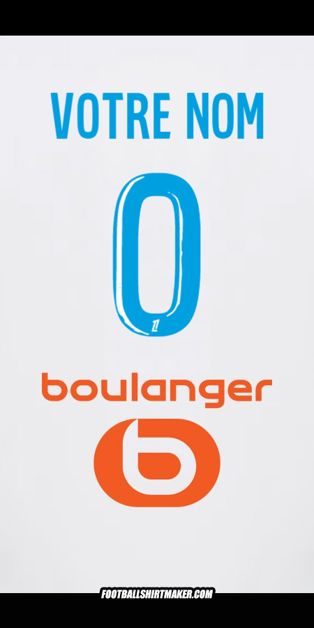 Maillot Olympique de Marseille 2024/2025 -  votre nom - 0