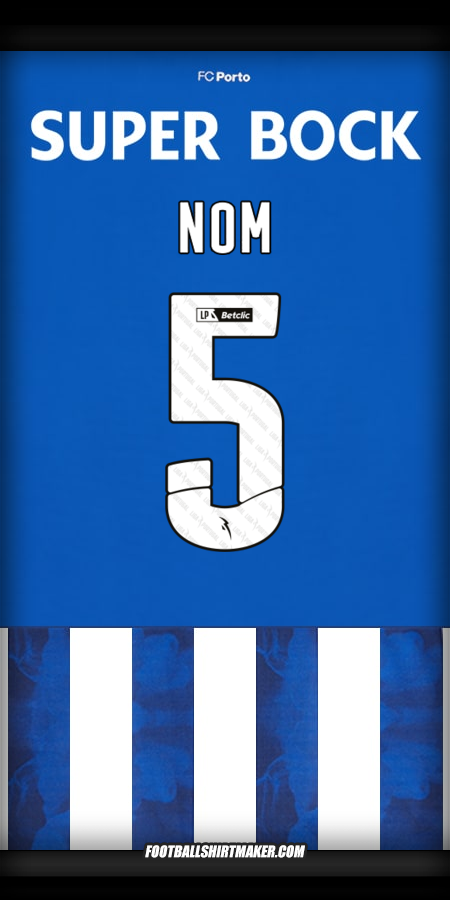 Maillot FC Porto 2024/2025 -  nom - 5