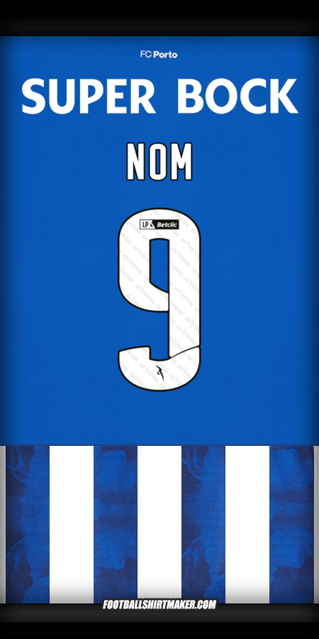 Maillot FC Porto 2024/2025 -  nom - 9