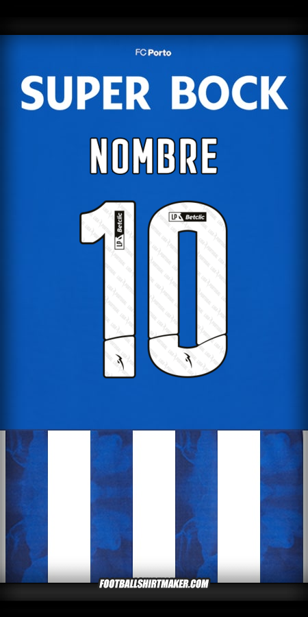 Jersey FC Porto 2024/2025 -  nombre - 10