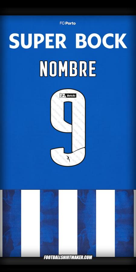 Camiseta FC Porto 2024/2025 -  nombre - 9