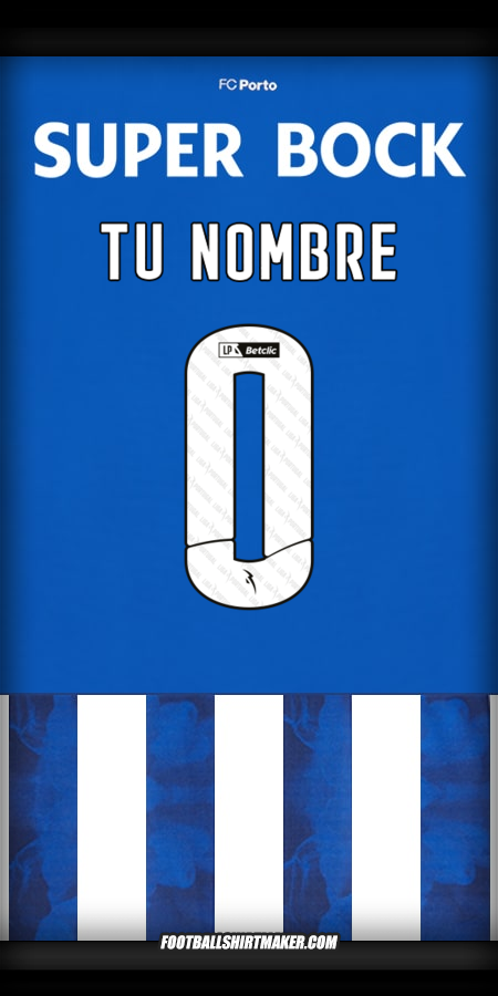 Camiseta FC Porto 2024/2025 -  tu nombre - 0