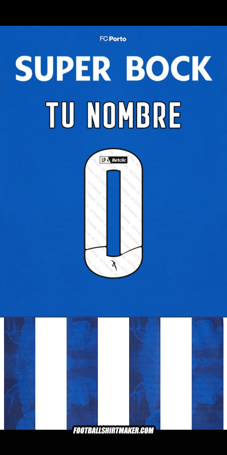 Camiseta FC Porto 2024/2025 -  tu nombre - 0