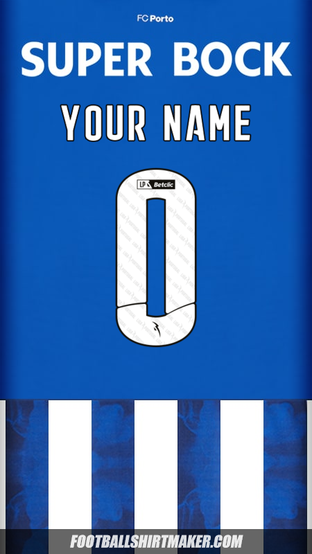 FC Porto 2024/2025 shirt number 0 your name