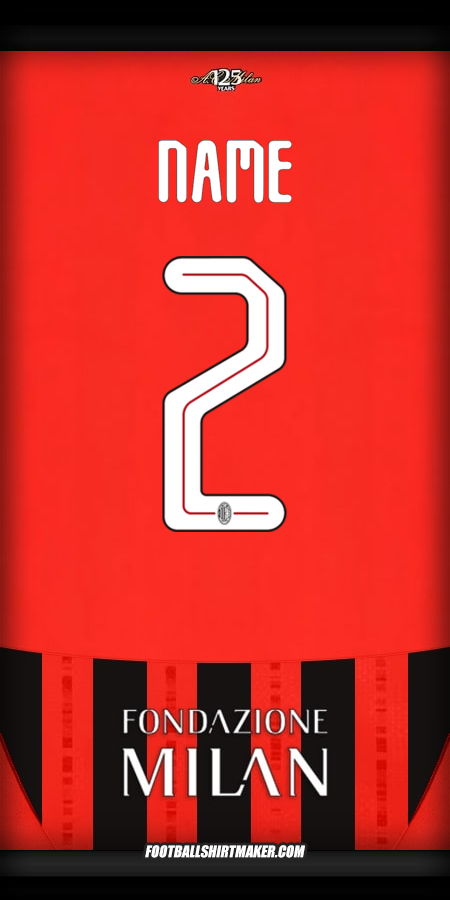Trikot AC Milan Cup 2024/2025 -  name - 2