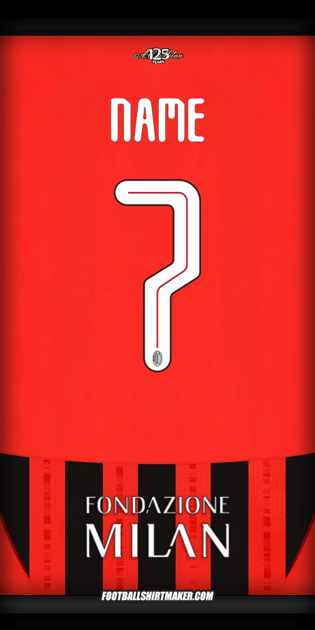 Trikot AC Milan Cup 2024/2025 -  name - 7