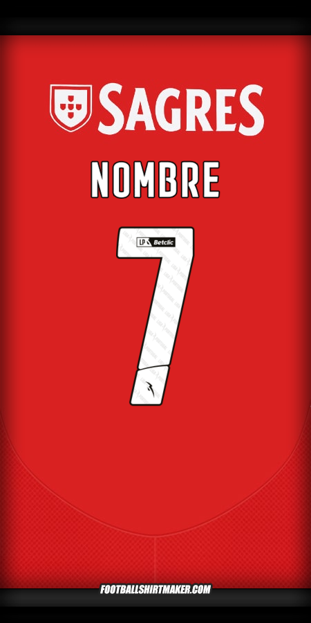 Camiseta SL Benfica 2024/2025 -  nombre - 7