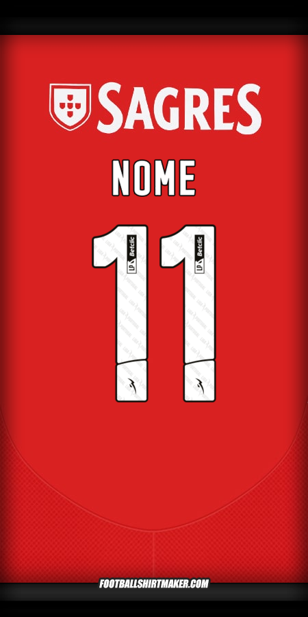 Camisola SL Benfica 2024/2025 -  nome - 11