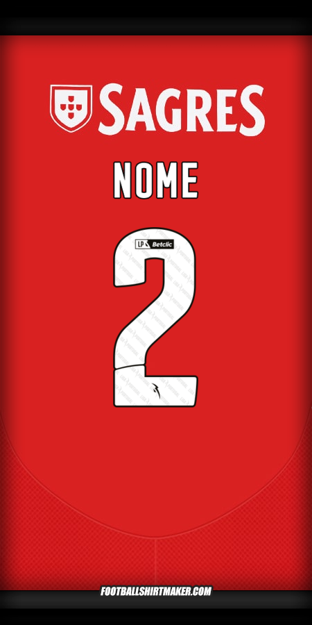 Maglia SL Benfica 2024/2025 -  nome - 2