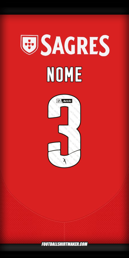 Camisola SL Benfica 2024/2025 -  nome - 3