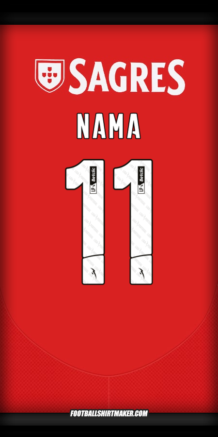 Jersey SL Benfica 2024/2025 -  nama - 11