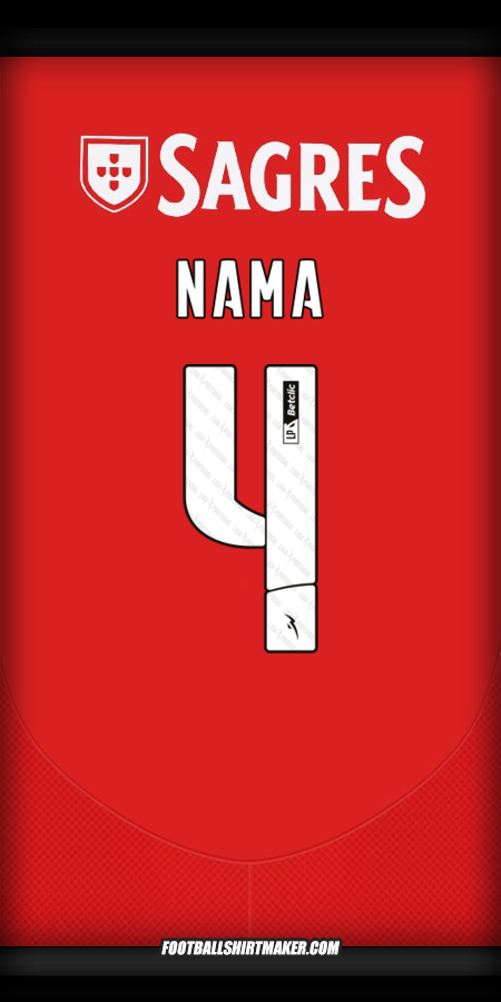Jersey SL Benfica 2024/2025 -  nama - 4