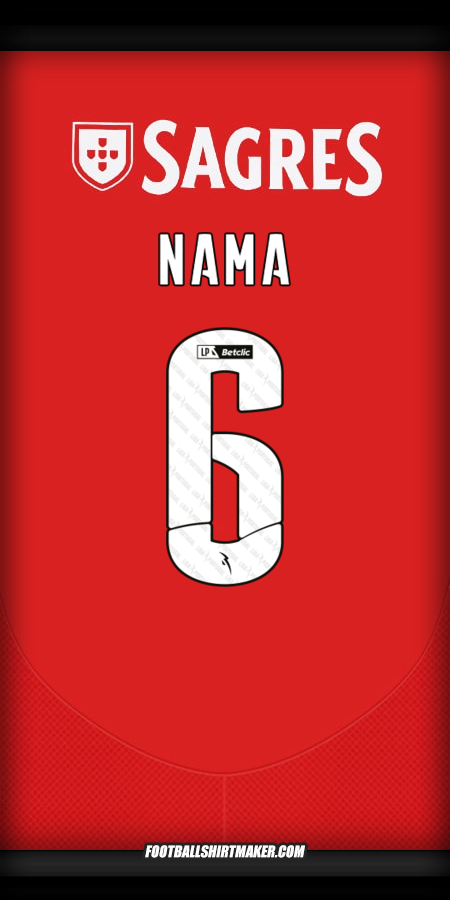 Jersey SL Benfica 2024/2025 -  nama - 6