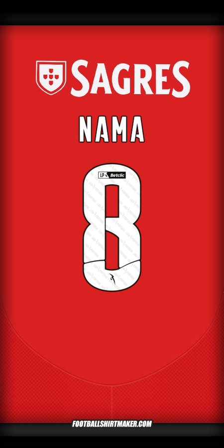 Jersey SL Benfica 2024/2025 -  nama - 8