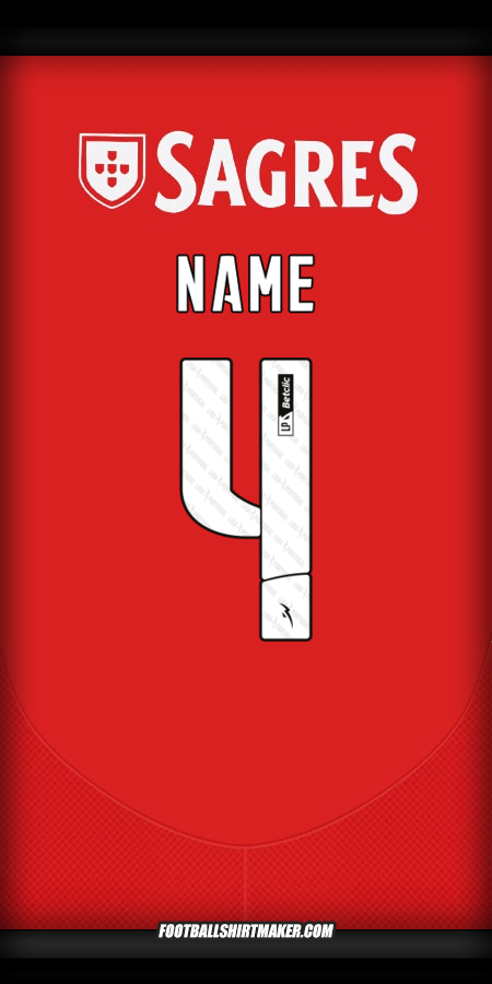 Trikot SL Benfica 2024/2025 -  name - 4