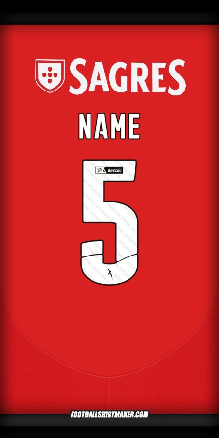 Trikot SL Benfica 2024/2025 -  name - 5