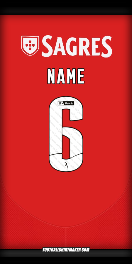 Trikot SL Benfica 2024/2025 -  name - 6