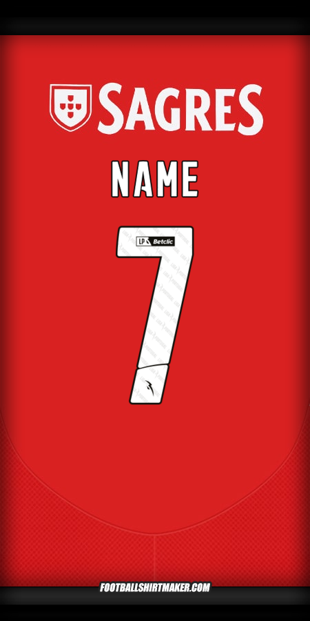 Trikot SL Benfica 2024/2025 -  name - 7