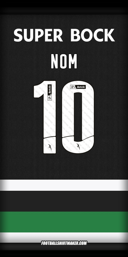 Maillot Sporting Clube 2024/2025 -  nom - 10