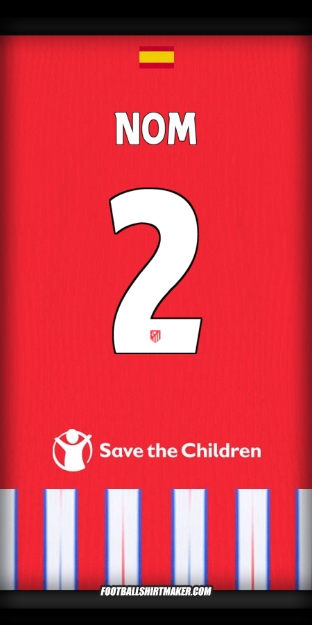 Maillot Atletico Madrid Cup 2024/2025 -  nom - 2