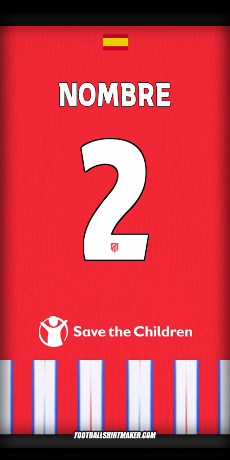 Camiseta Atletico Madrid Cup 2024/2025 -  nombre - 2