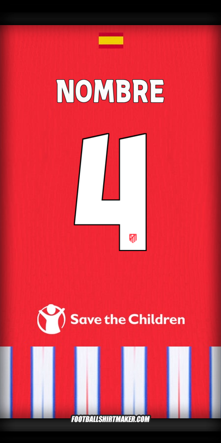 Camiseta Atletico Madrid Cup 2024/2025 -  nombre - 4