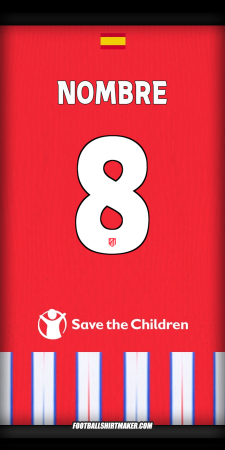 Camiseta Atletico Madrid Cup 2024/2025 -  nombre - 8