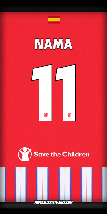 Jersey Atletico Madrid Cup 2024/2025 -  nama - 11