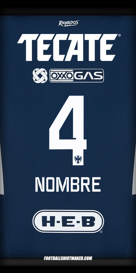 Camiseta Monterrey 2024/2025 -  nombre - 4