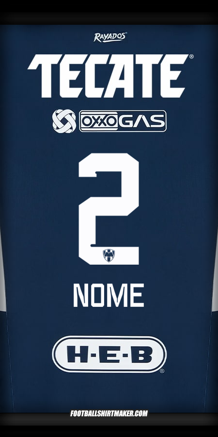 Maglia Monterrey 2024/2025 -  nome - 2